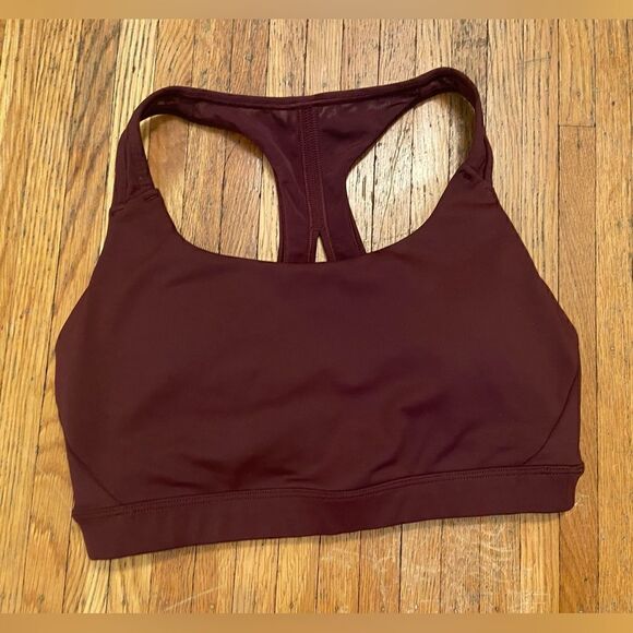Athleta maroon razor back sports bra - Picture 1 of 2